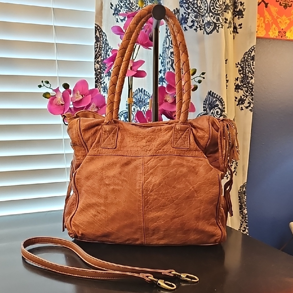 Day & Mood Leather Satchel